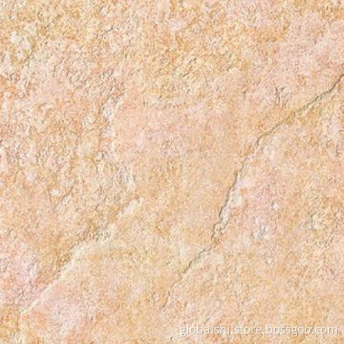 Rustic glazed porcelain tiles, three different molds, rough surface